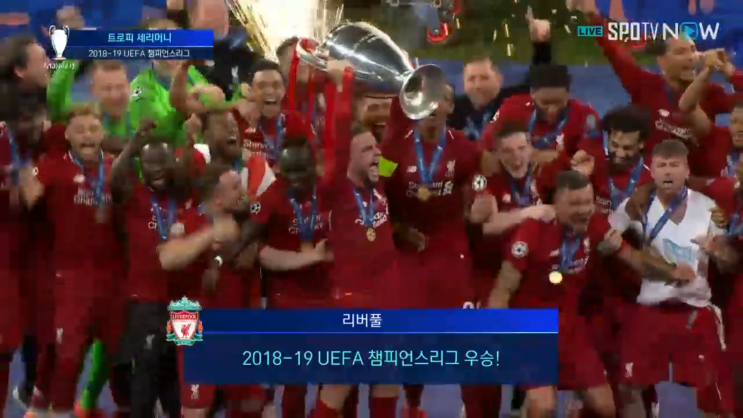 18-19 UEFA 챔피언스리그 리버풀 우승!