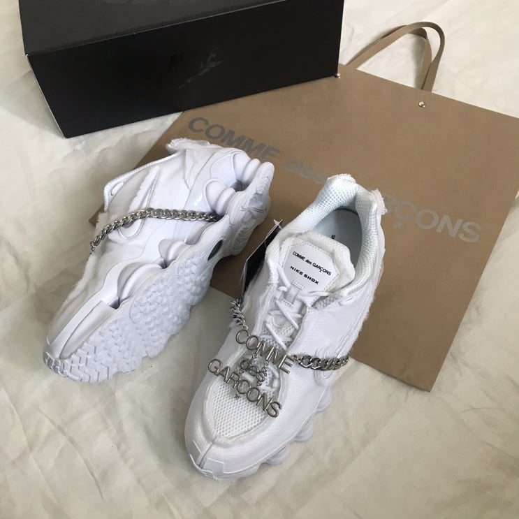  꼼데가르송(COMME des GARÇONS) x 나이키(NIKE) 샥스(Shox) TL / 콜라보 / 신발리뷰