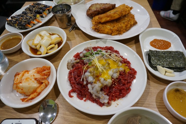  [종로] 광장시장 낙지탕탕이 먹으러 방문한 통큰누이네육회빈대떡(구 순희네빈대떡) 후기.