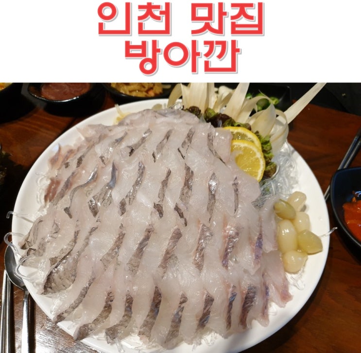  인천 논현동 맛집 방아깐 실내포차 문어숙회 우럭회
