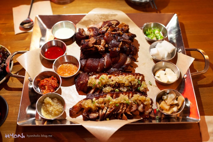  압구정로데오 술집, 압구정 튀김족발 맛집 겸상