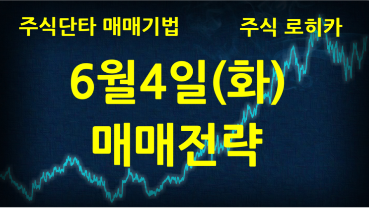  이글벳 바른손이앤이 국일제지 인콘 나노메딕스 샘코 6월4일 매매전략