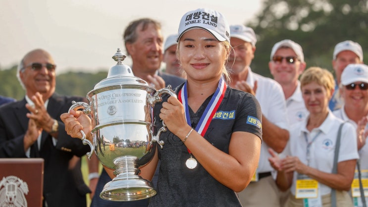  [LPGA] '메이저 퀸' 이정은, US오픈 제패로 신인왕에도 '성큼'-스포츠W