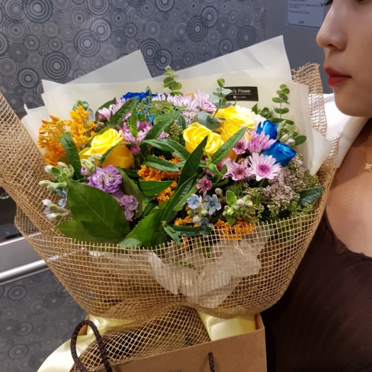  계양구 "혼합 꽃다발" 예약주문 <인천계양구 병방동 꽃집 진스플라워>