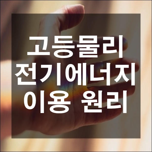  고등물리 전기 에너지 이용 전동기 원리 조명 전열기 전기차 과학 탐구