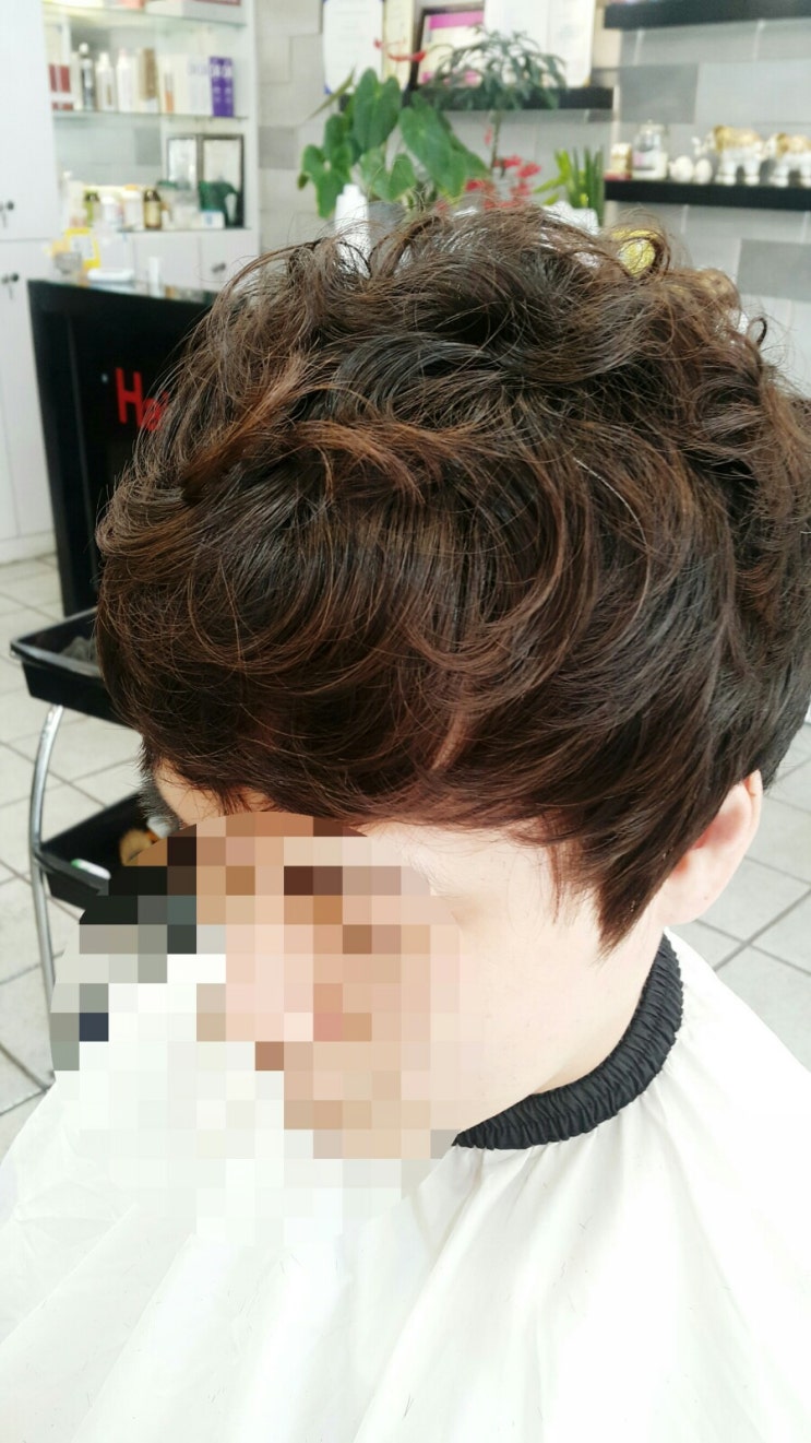  성민헤어}남성 쉐도우펌(부산대 장전동 구서동 남자퍼머잘하는 미용실)