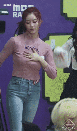  러블리즈 미주 몸매 각선미 여신 허리 골반라인 움짤