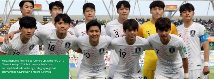 2019 U-20 월드컵 한국 일본 16강 토너먼트 경기 시간 및 중계방송
