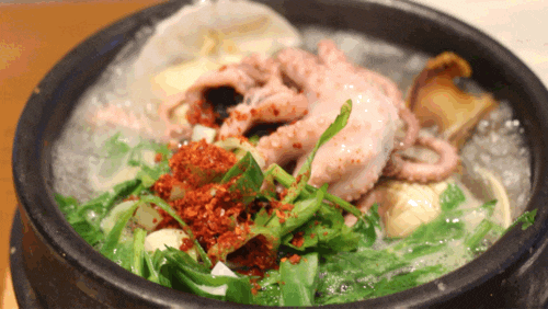 연안식당메뉴 꼬막비빔밥과 해물뚝배기