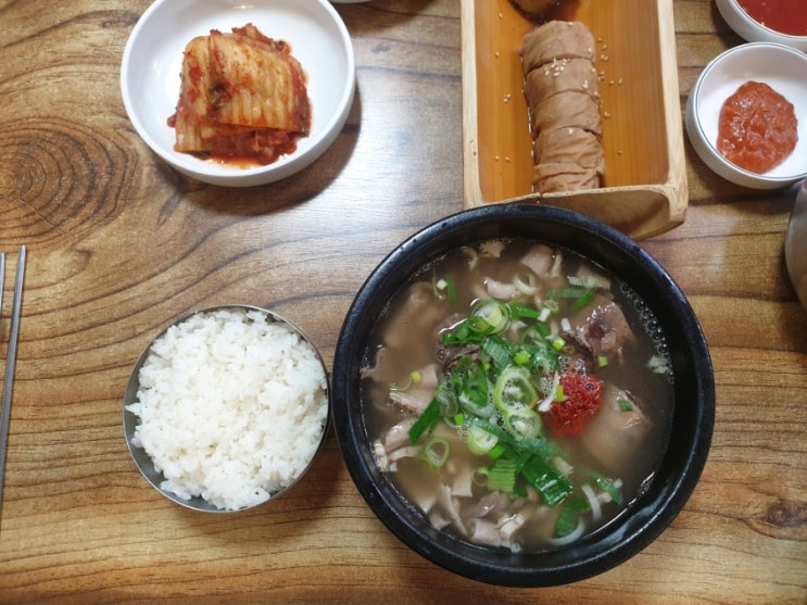  담양 국밥 맛집 고서국밥 : 맑은 국물과 암뽕순대 좋다