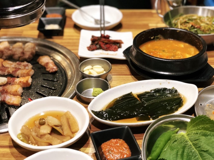  [마포역추천맛집] 육선생에서 통삼겹살로 회식해요