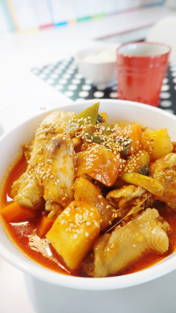  매콤 닭볶음탕 , 쉽게 만들고 맛있게 먹기!