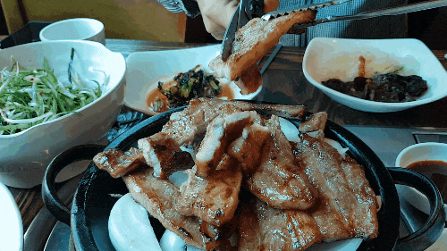  천안 유량동 태조 석갈비 막국수 맛집