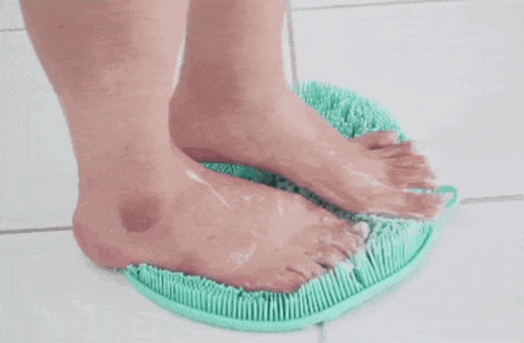  발 닦는 요것? 발 마사지 브러쉬 #욕실용품 있으면 대박!