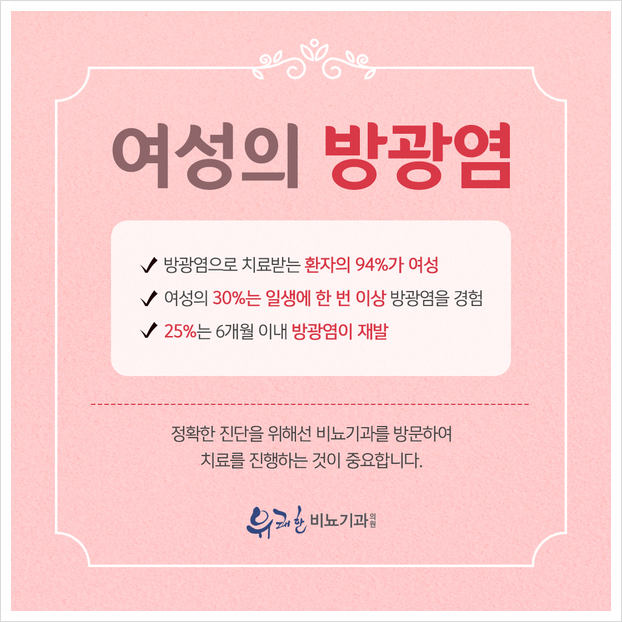  여성의 방광염, 영등포방광염에서