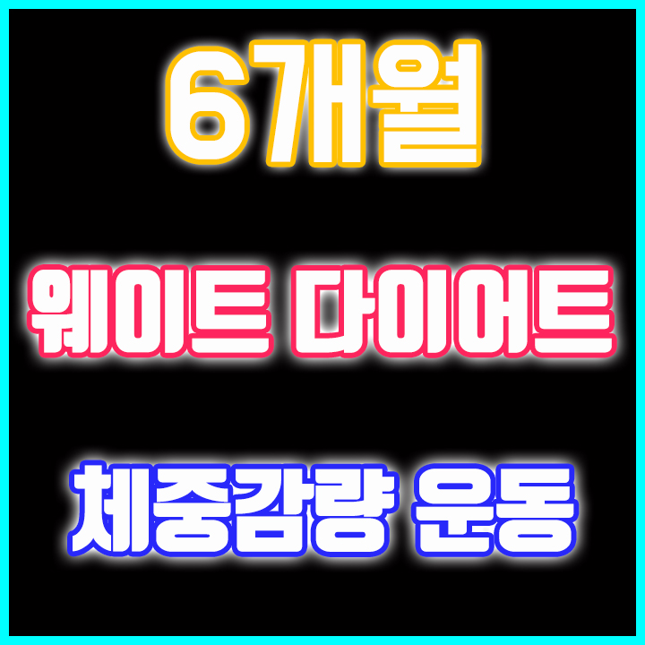  남자 6개월 다이어트 루틴 웨이트 운동 및 헬스 닭가슴살 식단