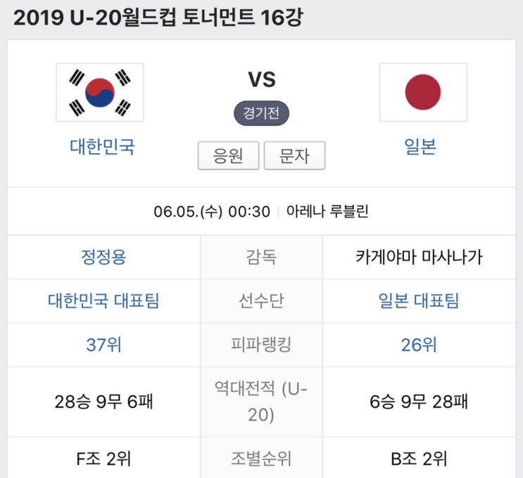  오늘밤 열두시!! U-20 월드컵 한국vs일본 16강전 토너먼트 축구중계방송은 여의도 수제맥주 케그샵에서!!