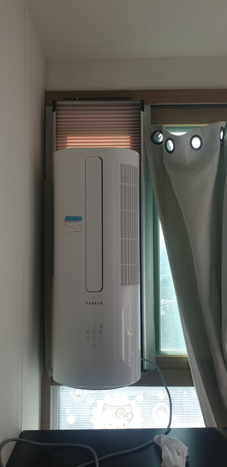  파세코 창문형 에어컨 설치 후기 - PWA-2100W