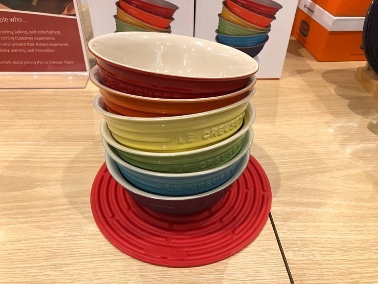 LE CREUSET 르크루제 레인보우 시리얼볼 6개 세트 초특가!!!