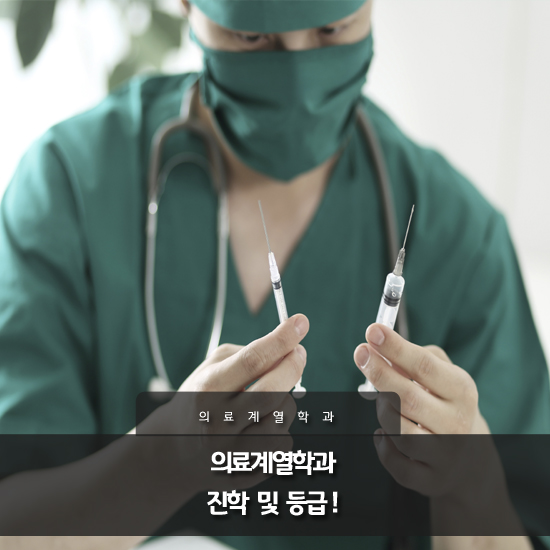  의료계열학과 진학 및 등급