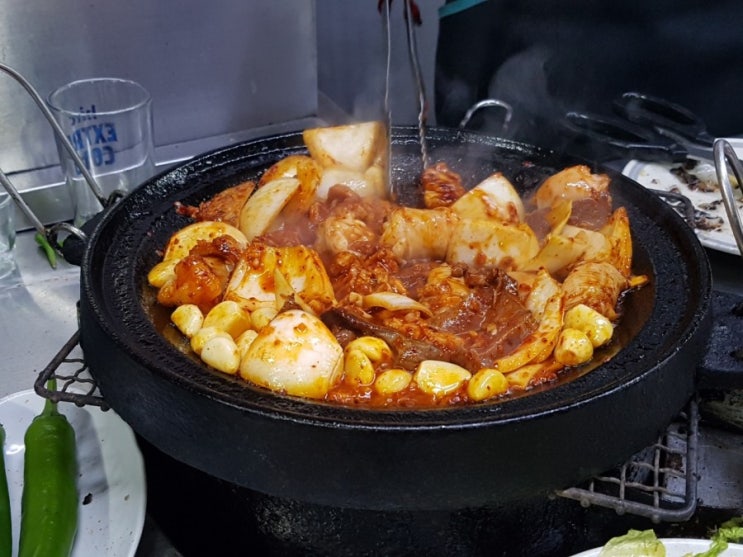 부산 남포동 맛집 : 50년 전통 백화 양곱창 / 양곱창 모듬 / 양념 곱창 / 양 볶음밥 / 자갈치시장 맛집 / 백종원 맛집