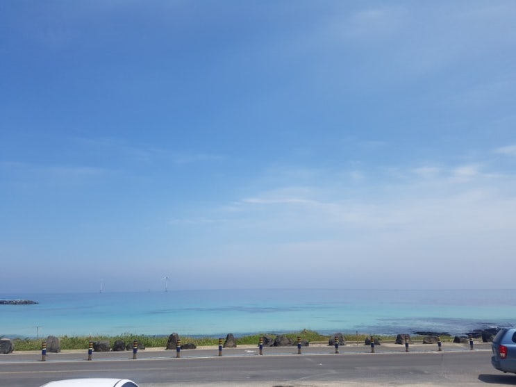  친구들과 3박4일 여유로운 제주도 여행 : 2일차(1) - 월정리 해변,  바밀아일랜드, 팰롱팰롱 빛나는, 완다우먼, 감귤서점 등
