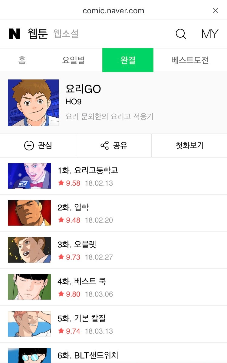 웹툰 추천- 네이버 완결 웹툰 : 네이버 블로그