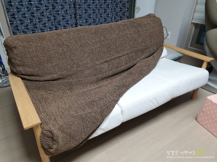  나혼자산다 기안84 쇼파커버 : 소파스킨스 로 새쇼파 만들어보자 !!(일산 벨라시타)