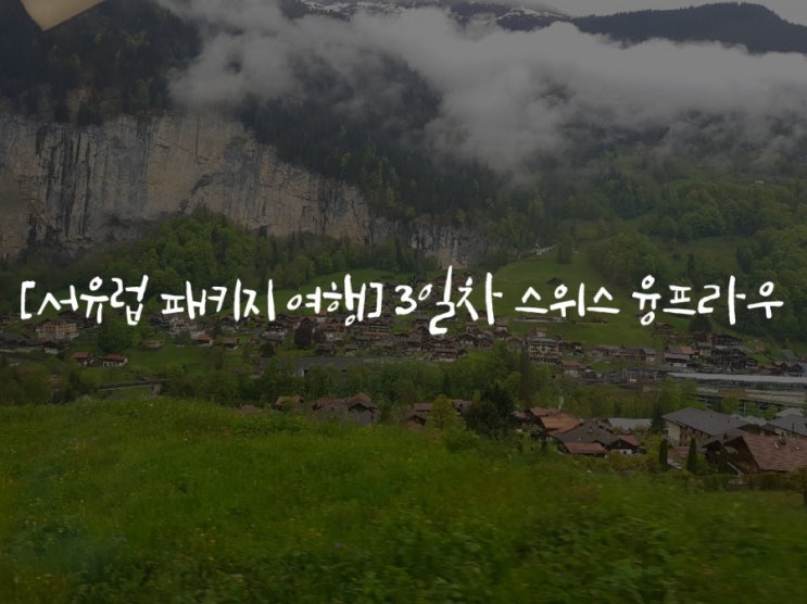  #2[서유럽 패키지 여행] 3일차 스위스 융프라우(스위스 프랑 환율, 스위스 밀리터리) & 참좋은여행사