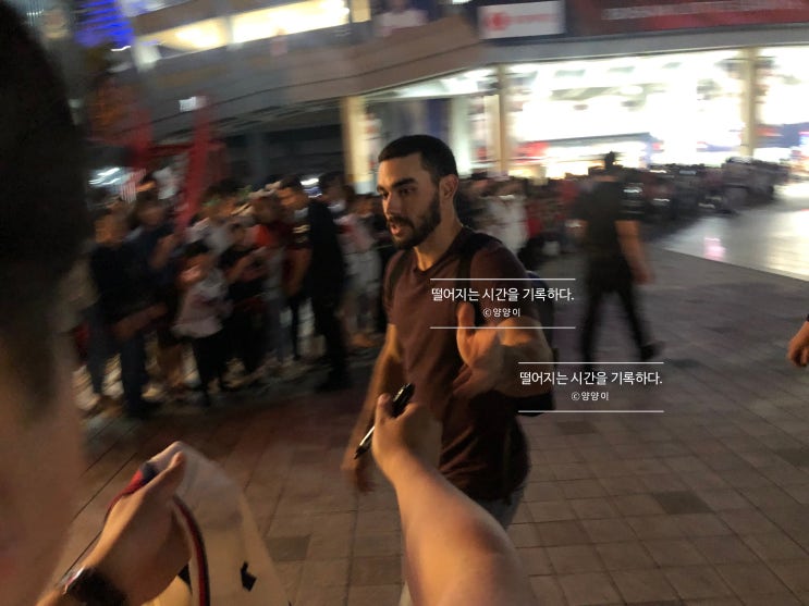 사직구장 롯데자이언츠 홈경기 퇴근이벤트 ! 아수아헤,신본기,강로한 선수에게 반함