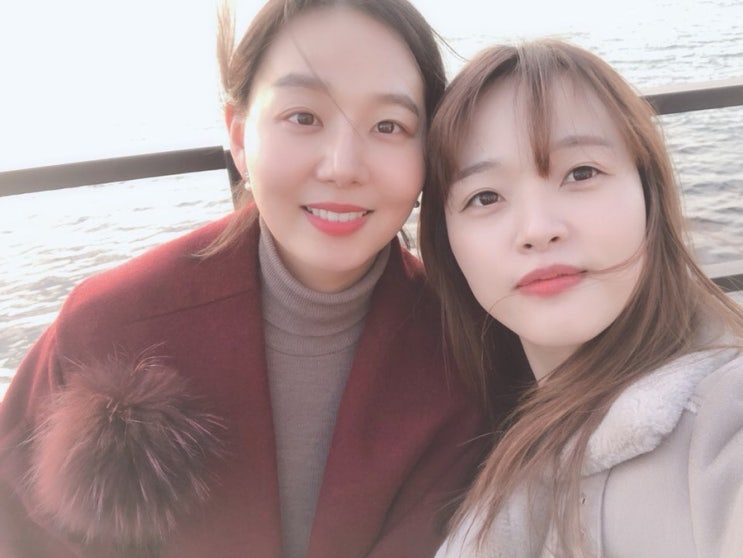  2019.1.30~1.31 비프김수진과 부산나들이 / 서면 비토,바다가보이는 청사포 엣지993,테라로사,미정언니와 공동육아(진서안녕),농구경기,광안대교야경은5분만,같은기차타고안녕