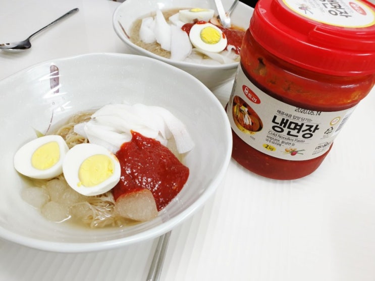 2019. 6월5일 신랑이 만들어주는 신랑표 냉면 생후86일 김시안