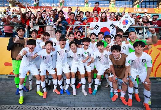 U20 월드컵 16강전에서 일본을 잡고 8강으로...