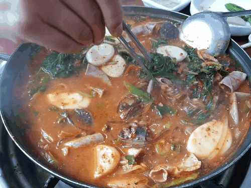  인천 남동공단 맛집 :)  백암왕순대에서 곱창전골 배터지게 먹고 온 후기