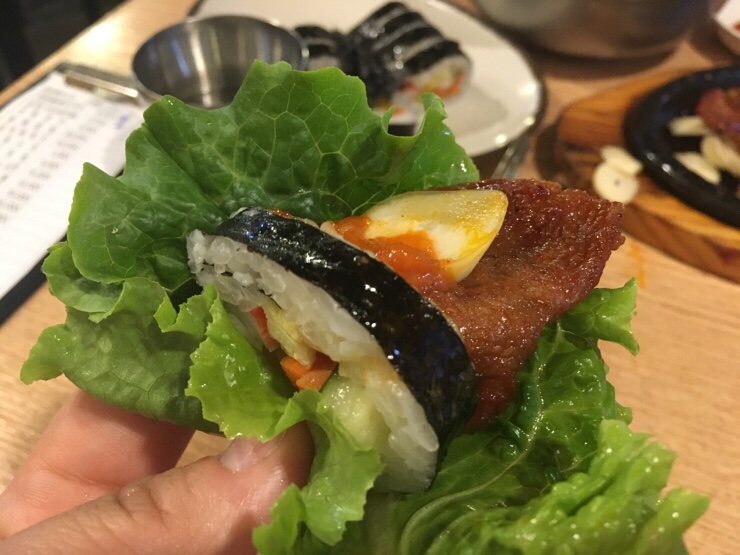  전주맛집/ 진미집 문닫아서 오원집 다녀옴+ 연탄불돼지구이랑 쌈싸먹는 김밥