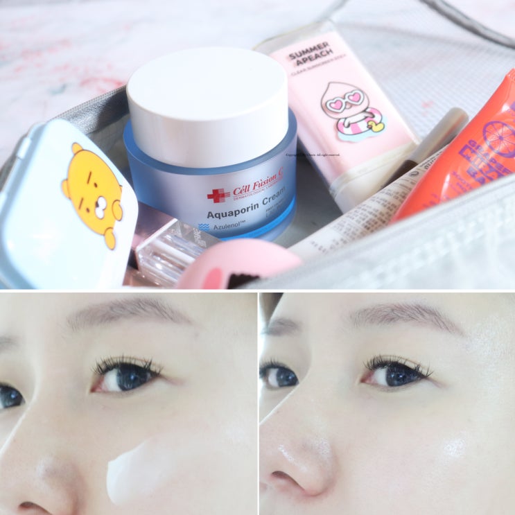  셀퓨전씨 수분크림 여름휴가 피부진정 여행준비물 딱이네~