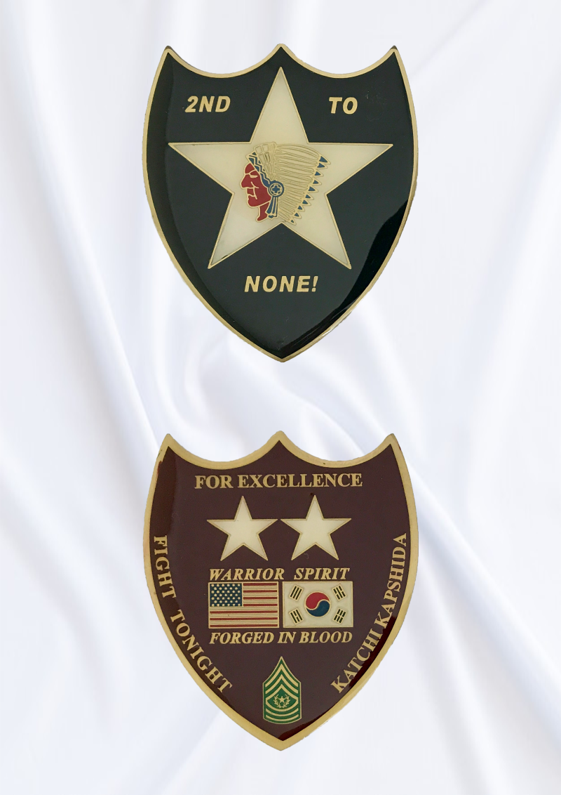 미 육군]2보병사단장 코인 : 네이버 블로그