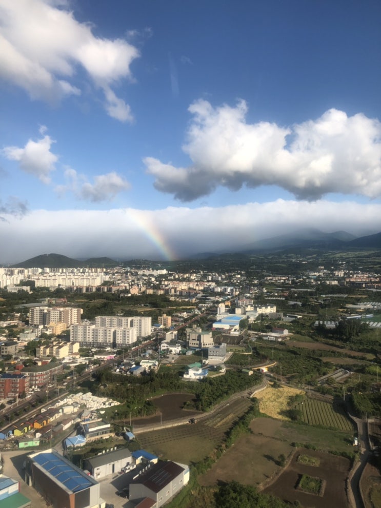  무지개로 시작한 제주