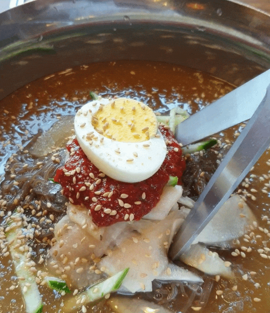  산본 냉면 돈까스 맛집 - 매콤 돈가스 칡불 냉면 (가성비 좋은 산본 맛집 추천해욤)