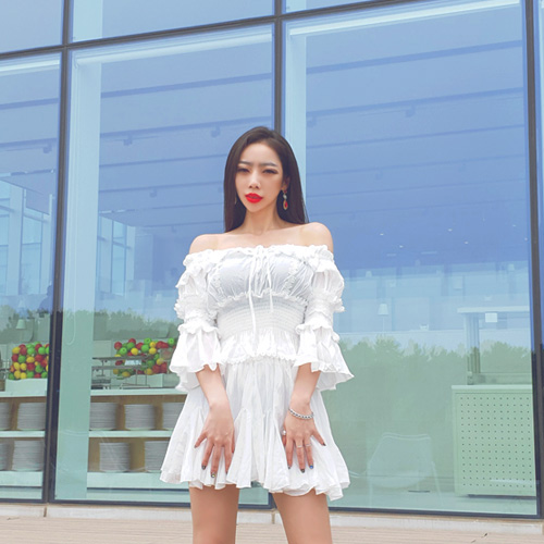  [2019.06.05]볼수록매력 / 샤랄라 청순섹시룩으로 바캉스룩 완성해보자 #여름향기 스모그 프릴투피스(2set)