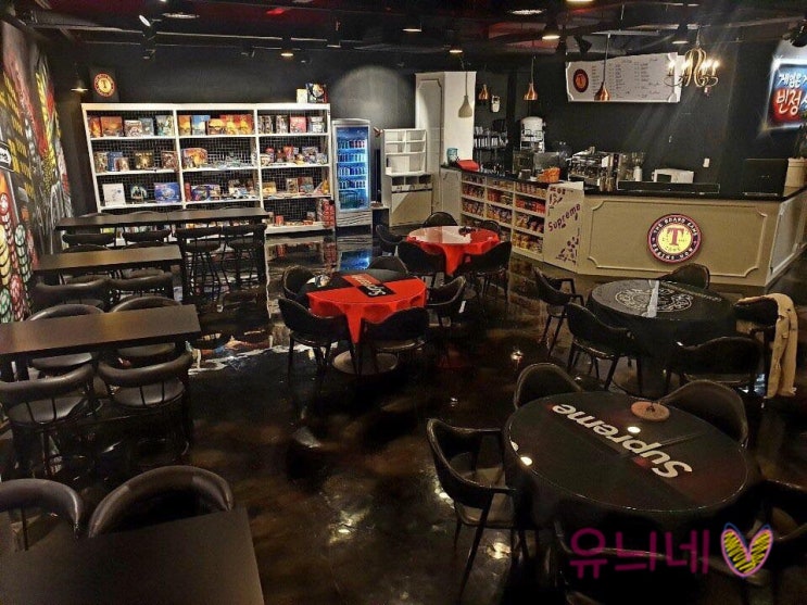  구리루프탑카페 너무 비싸지도 않고 너무 싸지도 않은 딱 좋은 티존 보드카페