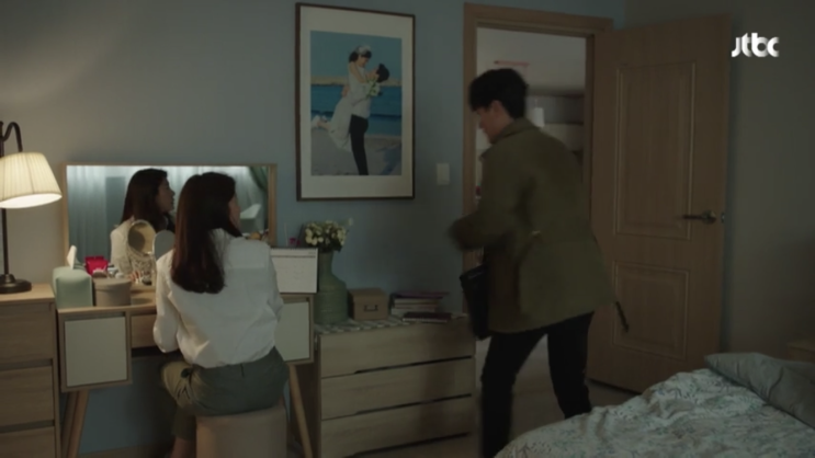  jtbc 월화드라마 바람이분다 : 김하늘 방 벽지 인테리어 / 개나리벽지 협찬