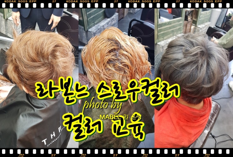  미용재료 라본느 코스메틱 염색약 스로우컬러 전주 입점 교육