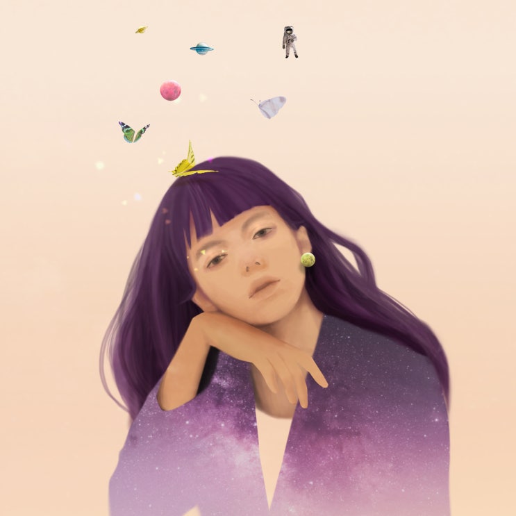  디지털 패션 일러스트,일장춘몽