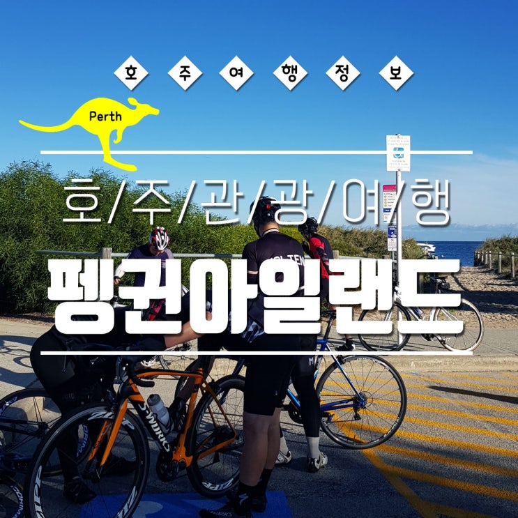  퍼스 추천 여행지 : 자전거 타고 로킹햄 팽귄 아일랜드 (팽귄섬) 왕복