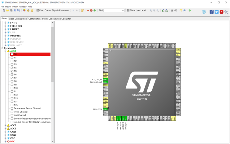 [STM32] HAL + Injected ADC