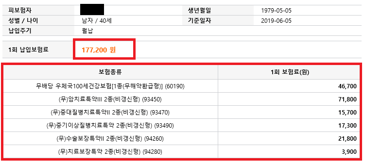 우체국뇌혈관보험의 예상비용을 알고 싶으시면 우체국보험에 문의하셔서 우체국장애보험에 가입하시기 바랍니다. 10