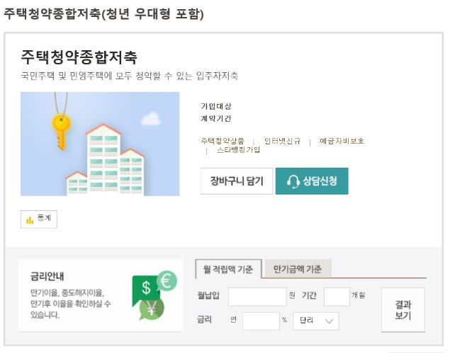  국민은행 주택청약 이율 및 다양한.