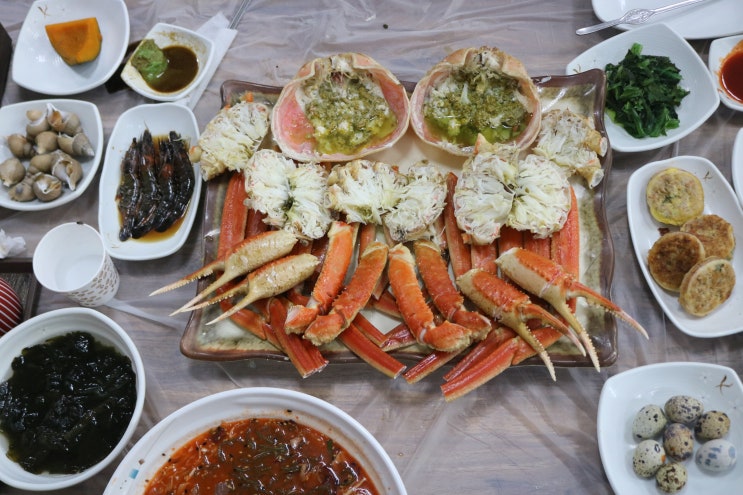 주문진 수산시장 맛집 대게좋은날 !