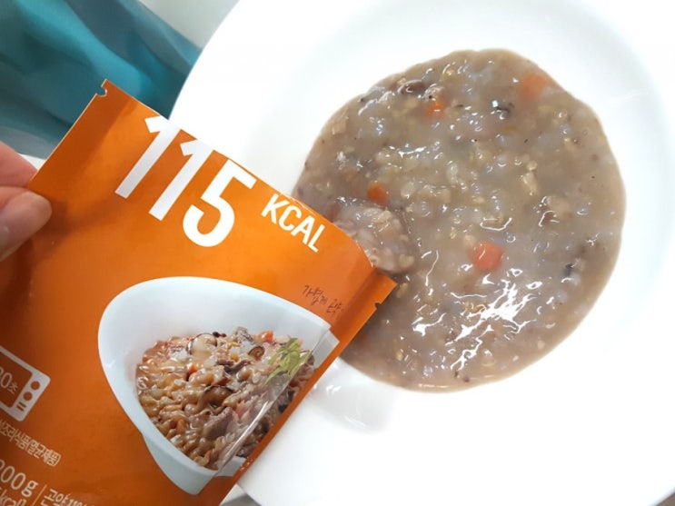  스키니랩 곤약리조또 120kcal  아침대용식으로 다이어트식단